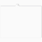 Apak Alphabetical Index Tab - Letter K - White - 8 1/2" x 11" - 1/26th Cut - Unpunched - 25 Pack-Index and Litigation Tab Dividers