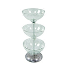Azar 3-Tier Bowl Display, 10" (720310)-Floor Standing Display Fixture