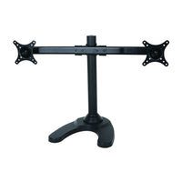 TygerClaw Dual Monitor Mount, 19" x 30" x 13", Black-Medium size monitor mount