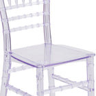 Flash Furniture Kids Crystal Transparent Chiavari Chair - 10 Pack-Made of highest form of resin available, K-Resin