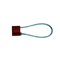 12" Cable Seals, 5.0mm, 50 Pack-Non-preformed galvanized cable unravels when cut to prevent resealing