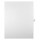 Mark Maker Legal Tabs - Letter Size - White - 1/25th cut - 25 tabs per package - 5 packages Pack - Number 88-White Single Tabs