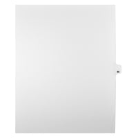 Mark Maker Legal Tabs - Letter Size - White - 1/25th cut - 25 tabs per package - 5 packages Pack - Number 88-White Single Tabs