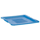 Orbis Flipak Polyethylene Plastic (PE) Distribution Container Lids, 12.0" x 15.0", Royal Blue, 6 Pack-Containers not included. Pack includes lids only