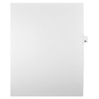 Mark Maker Legal Tabs - Letter Size - White - 1/25th cut - 25 tabs per package - 5 packages Pack - Number 85-White Single Tabs