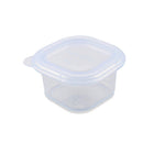 Minimal Silicone Sauce Containers - Clear - 180ml - 2 Pack-100% food grade pure silicone