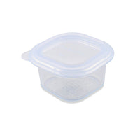 Minimal Silicone Sauce Containers - Clear - 180ml - 2 Pack-100% food grade pure silicone