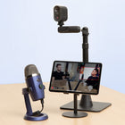 Mevo Start The All-in-One Wireless Live Streaming Camera and Webcam-Mounting: Built-in thread for mic/tripod stand