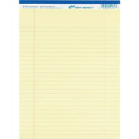 Hilroy Perf-Perfect Pad – 8-1/2" x 11" – Wide-Ruled – 50 Sheets – Canary – 10 Pack-Hilroy business pads gives you the edge, the Perf-Perfect edge on every sheet