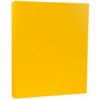 JAM Paper Matte Cardstock, 8.5 x 11, 80lb Sunflower Yellow, 50/Pack (16729203)-Quantity: 50 per Pack