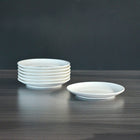 Tannex Fortis Round Plate - 6" - White - 10 Pack-Durable porcelain
