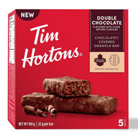 Tim Hortons Granola Bar Double Chocolate - 30g - 5 Pack-Double Chocolate