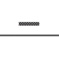 Ashley 12" Mini Magnetic MAGI-STRIPS Black & White Dots, 144 Pack (ASH11053)-Create fresh looks for bulletin boards, windows, walls, and class projects with borders and trimmers