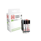 TRU RED Reman Colour Inkjet Cartridges, Canon CLI-8, Combo Pack (SIC-R60C3)-Yields up to 640 pages for cyan, 498 pages for magenta, 545 pages for yellow cartridges