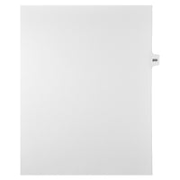 Mark Maker Legal Tabs - Letter Size - White - 1/15th cut - 25 tabs per package - 5 packages Pack - Number 200-White Single Tabs