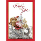 Our Wishes to You, Snow Sledge, 18 Pack-Printed on premium coated card stock