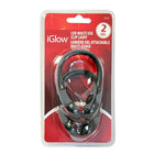 iGlow LED Shoe Clip Light, 2 Pack (99235)-Multi- use: Running, Walking, Biking, etc.
