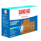 BAND-AID Brand Flexible Fabric Bandages - Assorted - 80 Pack-Flexible fabric moves with you for comfortable protection
