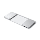 Satechi USB-C Slim Dock for 24" iMac - Silver-Gives you back your frequently used ports for convenient access to a USB-C 3.2 Gen 2 data port (up to 10 Gbps), USB-A 3.2 Gen 2 data (up to 10 Gbps), 2 x USB-A 2.0 (up to 480 Mbps) and micro/SD card reader slots