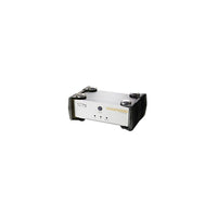Aten 2-Port Computer Sharing Device-Connectors: console: Mouse: 2 X USB Type-A female (white) ,keyboard: 2 X USB Type-A female (white) ,monitor: 2 X VGA (HDDB-15) female ,flash ROM upgrade: 1 X RJ-11 female (black) ,CPU connectors: Keyboard ,mouse and monitor: 1 X SPHD-15 female