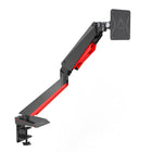 ShoppingAll Adjustable Single Pneumatic Gaming Monitor Mount with Red Backlights for 15-32" Monitors-Hold one 15"-32" monitor, The arm holds up to 17.6lb/8kg monitor with 75mm x75mm or 100mm x 100mm VESA mounting hole