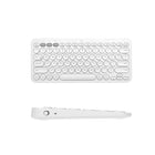 Logitech K380 Multi-Device Bluetooth Wireless Keyboard - Off white-Pair with up to three devices-even with different operating systems- and switch between them with a tap. So you can type, switch, and keep on typing. Programmable multimedia keys