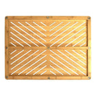 Oceanstar Bamboo Floor and Bath Mat with Non-Slip Rubber Feet-Perfect for indoors or outdoors