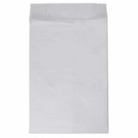 JAM Paper Tyvek Expandable Open End Catalog Envelopes with Peel & Seal Closure - 10" x 13" x 1.5" - White - 100 Pack -Colour: White