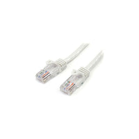 StarTech 45PATCH10WH 10' Cat 5e Snagless Patch Cable, White-Features RJ-45 Male connector on both sides to facilitate easy connectivity