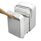 Fellowes Powershred LX210 16-Sheet Micro-Cut Shredder, White-Runs for up to 20 minutes before a 15-minute cool down period is needed