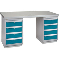 Kleton Pre-Designed Workbenches - 72" W x 36" D x 34" H - 2500 Lbs. Capacity-Capacity: 2500 lbs.