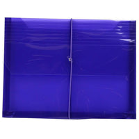 JAM Paper Plastic Envelopes with 2.63 Expansion, Elastic Closure, Letter Booklet, 9.75 x 13, Purple Poly, 12 Pack (218E25PUB)-Product Type: Expansion Envelope