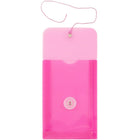 JAM Paper Plastic Envelopes with Button and String Tie Closure, Open End, 4.25 x 6.25, Fuchsia Pink Poly, 24 Pack (473B1fug)-4