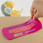 Seal-It 2 Side It Double-Sided Tape 3/4" x 400" On Press N' Cut Dispenser - 6 Pack-No sticky residue post removal from the surface and will not chip-off surface paint