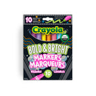 Crayola Bold & Bright Broad Line Markers - 10 Pack-Crayola Markers: Features 10 Broad Line Markers in Bold & Bright Crayola colours