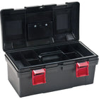 Aurora Tools Heavy-Duty Tool Boxes with Inner Tray, 17-1/2"-Heavy-duty polypropylene fabrication