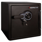 SentrySafe X-Large Combination Fire/Water Safe - 1.23 Cu. Ft. - Black-Explosion Hazard Protection: UL Classifed to protect in a flash fire for 1/2 hour up to 2000-degreeF (1093-degreeC) and the unit will not explode or rupture