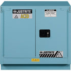 Justrite Sure-Grip Ex Acid/Corrosive Storage Cabinets, 2 Doors, Self-Closing, : 43" x 18" x 44"-Poly liners on shelves and poly sump liner are removable for easy cleaning