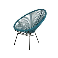 Acapulco Kids Chair, Navy Green (WR-1350-K-NG)-Vinyl Cording