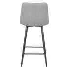 My Home My Living Polyester Counter Stool - Light Grey - 2 Pack-Wipe clean with damp cloth