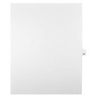 Mark Maker Legal Exhibit Index Tab White Single Tabs, 1/25th Cut, Letter Size, No Holes, Number 64, 25 Pack-White Single Tabs, 1/25th Cut