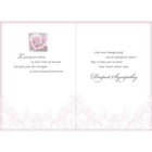 Rosedale 5-1/2" x 8"With Sincere Sympathy To You And Your Family Greeting Cards And Envelopes, 12 Pack (17569)-Card shop quality greeting cards
