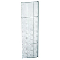 Azar Displays 44" x 13.5" Pegboard 1-Sided Wall Panel, Translucent Clear, 2 Pack-For use with flat surface