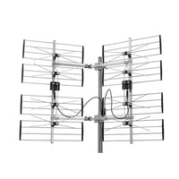 Electronic Master Adjustable Multidirectional HDTV Antenna, 32" x 48" x 10", Silver-360 degree adjustable directional antenna