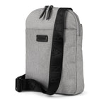 Bugatti Reborn Collection Slim Crossbody Bag - Grey (CBY2235BU-GREY)-Grey recycled water-repellent polyester
