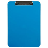 JAM Paper Plastic Clipboards, 9" x 13", Blue, 2 Pack (340926882g)-Blue