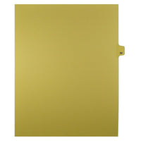 Mark Maker Legal Exhibit Index Tab Buff Single Tabs, 1/25th Cut, Letter Size, No Holes, Number 59, 25 Pack-Buff Single Tabs, 1/25th Cut