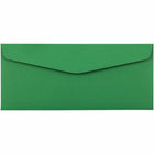 JAM Paper #10 Business Coloured Envelopes - 4.125" x 9.5" - Green Recycled - 50 Pack-Colour: Christmas Green