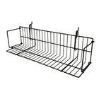 Can-Bramar Universal Wire Shelf, 24" x 6.5" x 4-3/4", Black, 10 Pack-24"x6.5"x43/4cm basket shelf