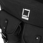 Lencca Phlox 11" Laptop Hybrid Bag - Limit Edition - Black-Messenger: Clip on its padded shoulder strap to free up your hands, and distribute the load. Adjust accordingly.